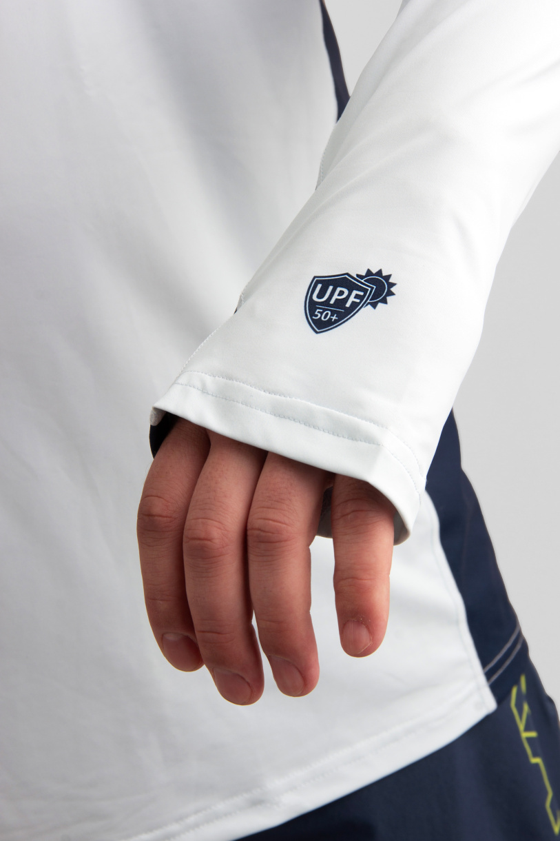 Лонгслив с капюшоном GRAYLING Marlin (Марлин) св.синий GLMH-01LB