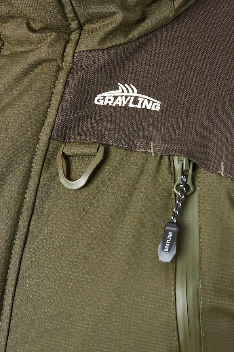 Скат костюм для рыбалки GRAYLING, зимний -35, хаки
