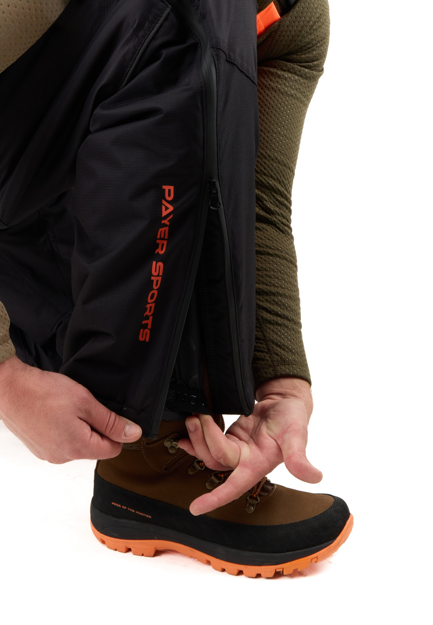 Мембранный костюм PAYER Кайт, зимний -35, черный-оранжевый