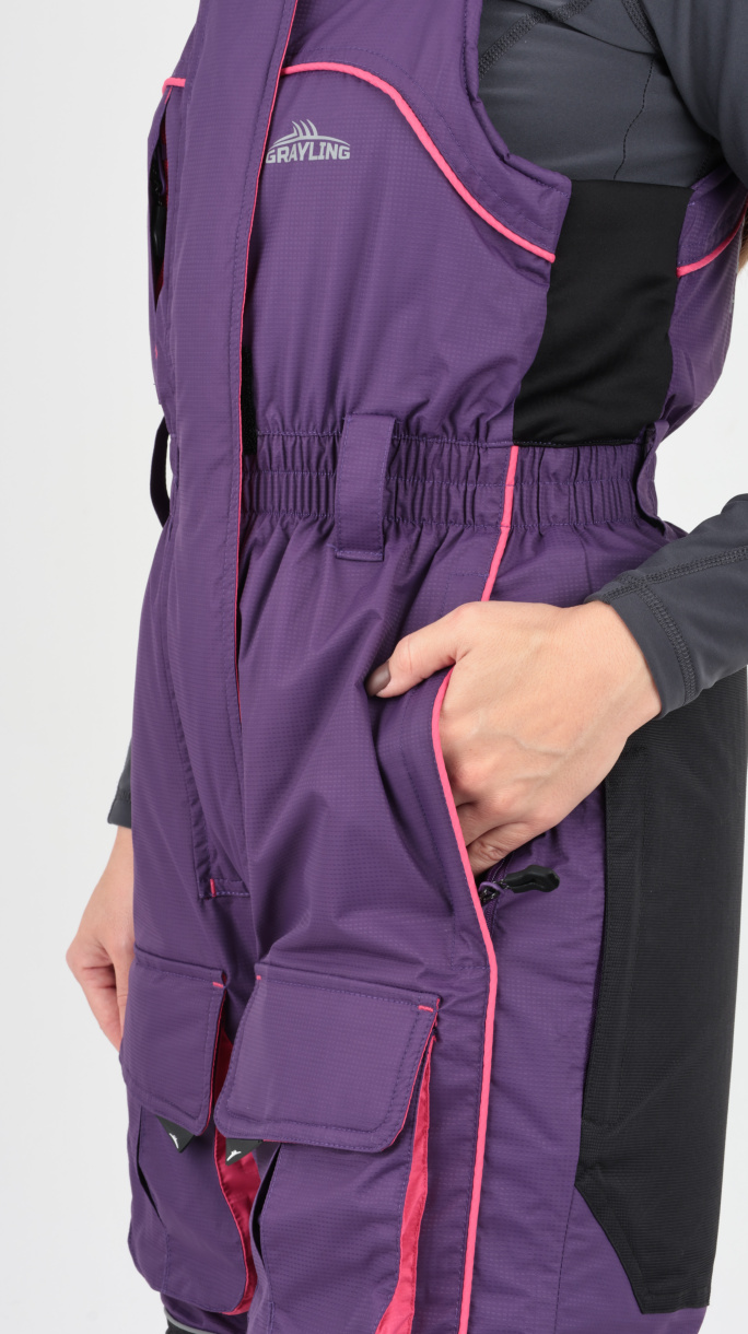 Камчатка МАГМА женский костюм для рыбалки GRAYLING зимний, фиолетовый